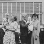 Anthony, Eileen, Mary, Chris and Margaret - four generations.