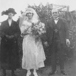 Mary & John Powell with Eileen on her wedding day 1924